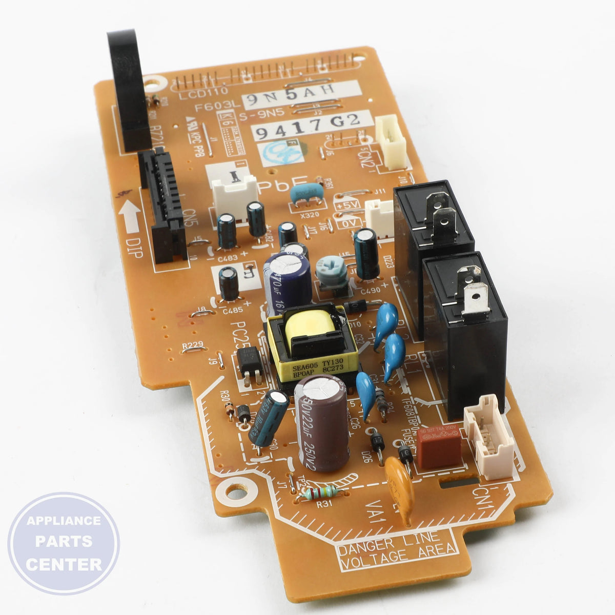 CONTROL UNIT 11015418 - Detailed view of reliable circuit board & timer