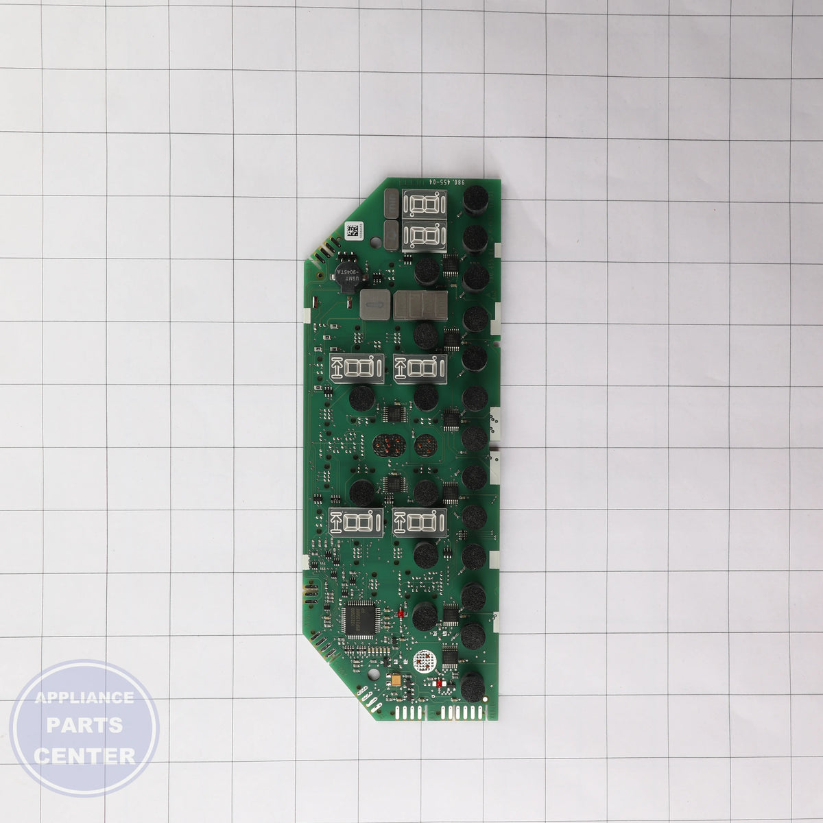 OPERATING MODULE 11019143 - Side view with precise measurements