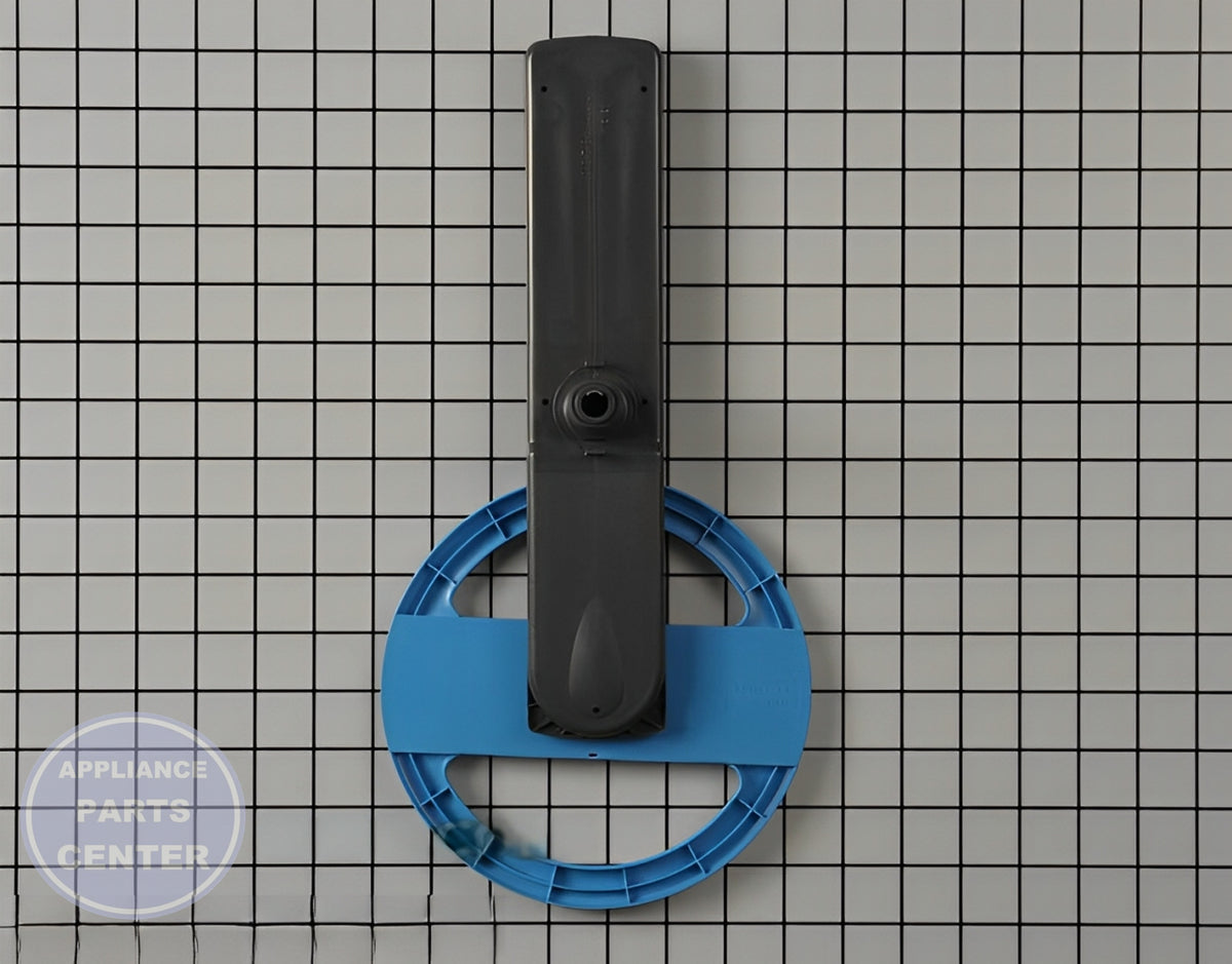 FRIGIDAIRE LOWER WASH ARM 111920868 - Detailed view of wash arm and support