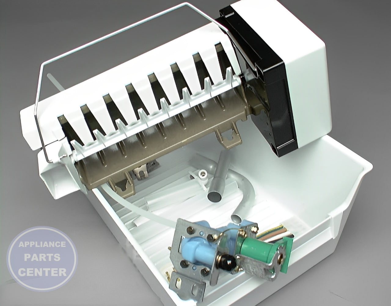 WHIRLPOOL REFRIGERATOR ICE MAKER KIT ROUND PLUG - Main view showing ice maker functionality for WPL models