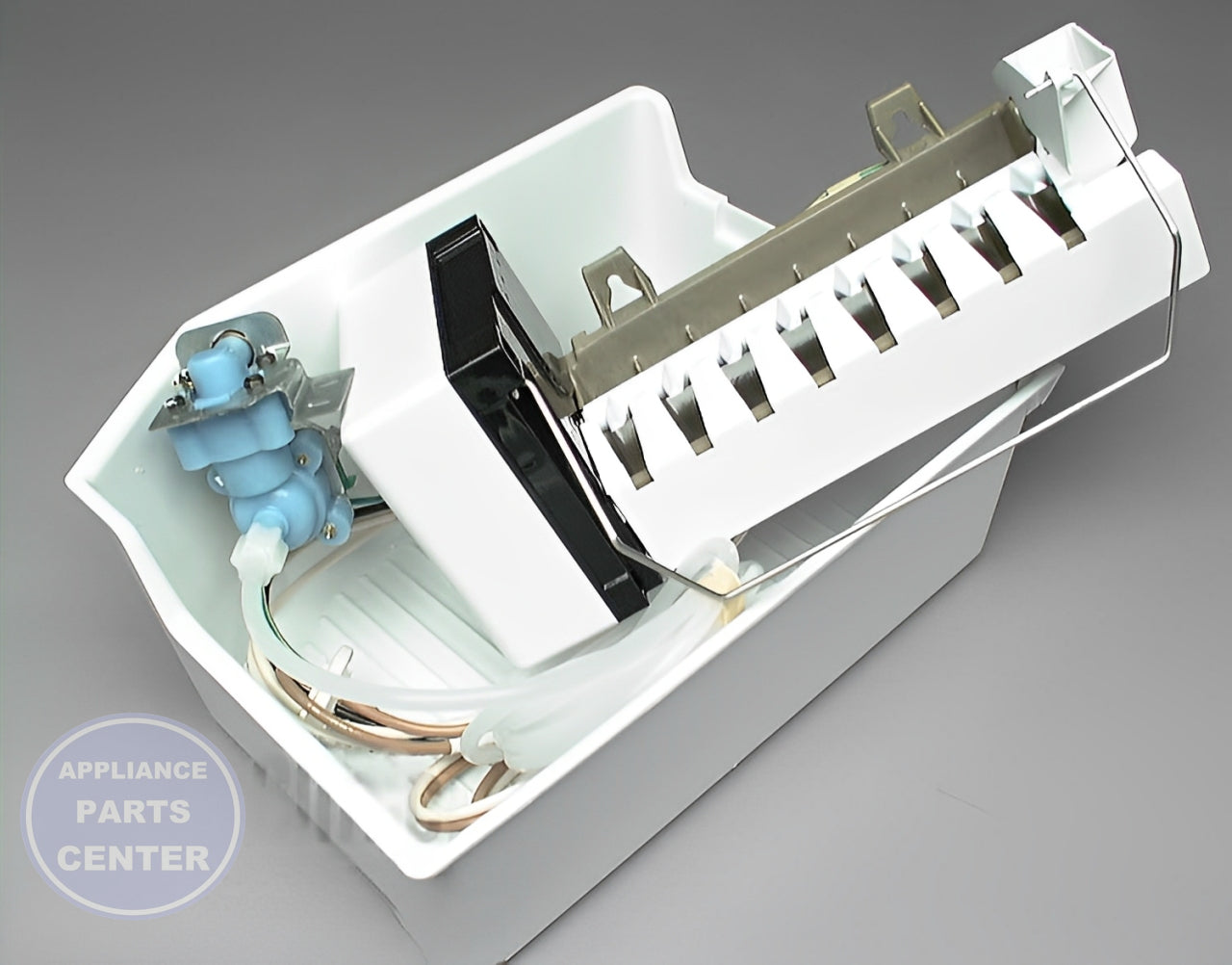 Whirlpool Refrigerator Ice Maker Kit Square Plug 1129316 - Main view showing square plug feature for compatible models