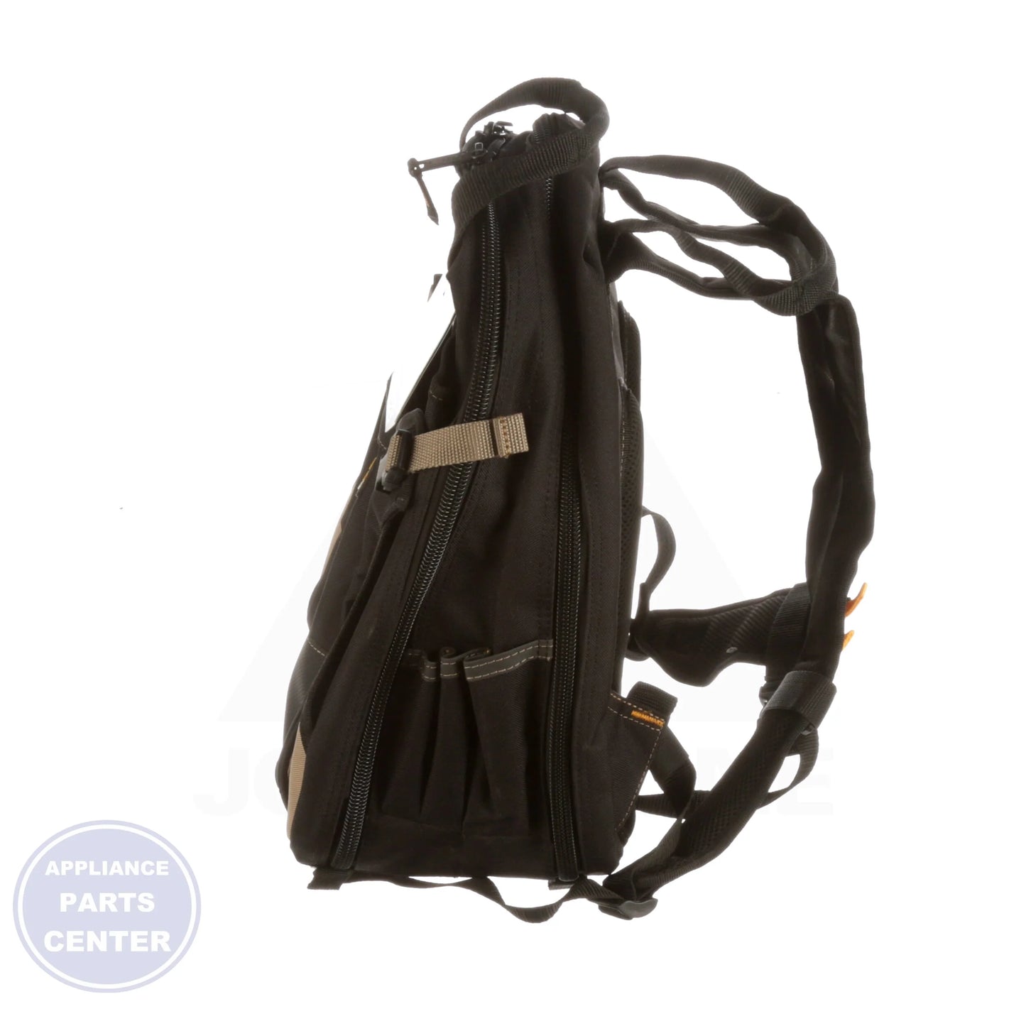 44-Pocket Tool Backpack 1134 - Detailed view of 36 inside and 8 outside pockets