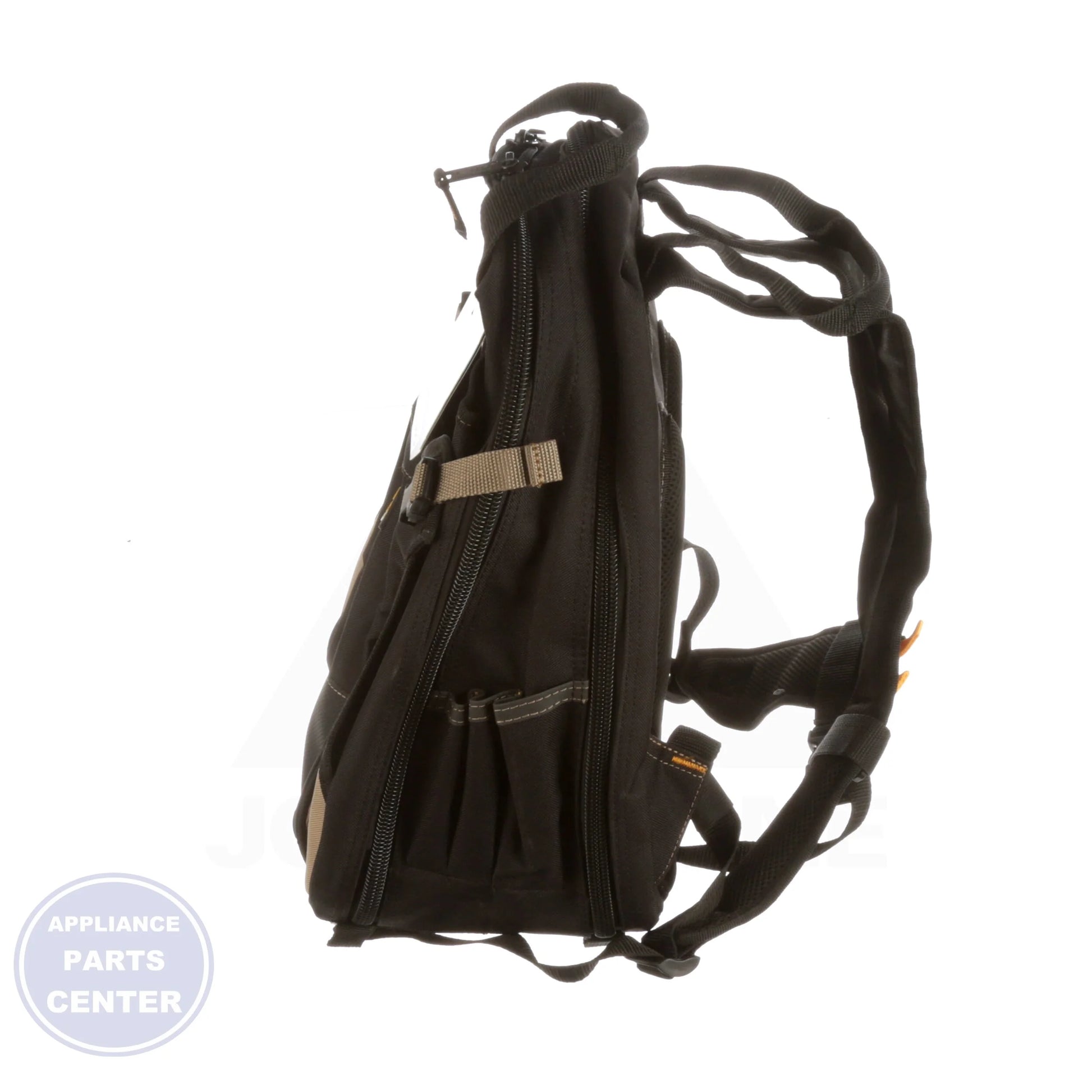 44-Pocket Tool Backpack 1134 - Detailed view of 36 inside and 8 outside pockets