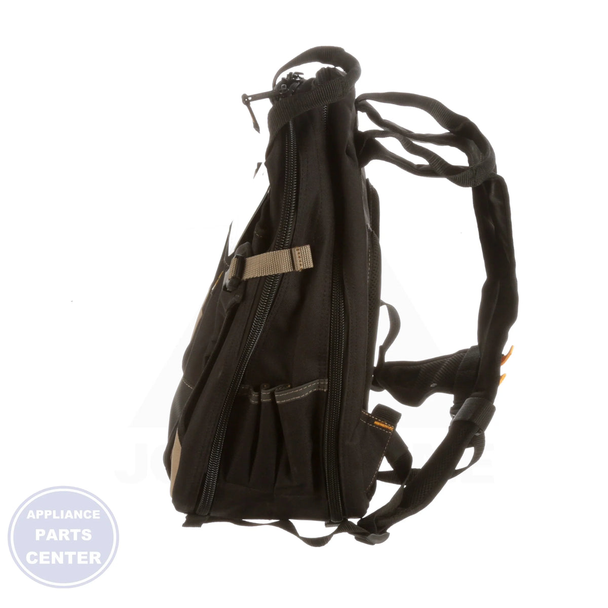44-Pocket Tool Backpack 1134 - Detailed view of 36 inside and 8 outside pockets