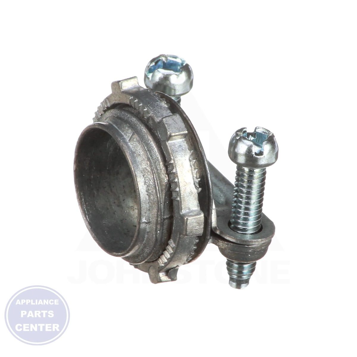 3/8" NM Cable Connector 120 - Detailed view of zinc die-cast construction