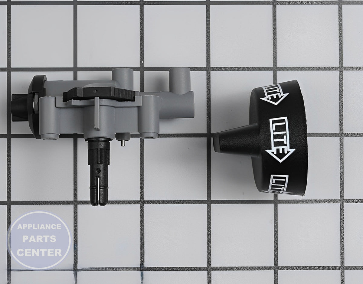 WHIRLPOOL IGNITER AND KNOB KIT 12001296 - Detailed view of control Dial