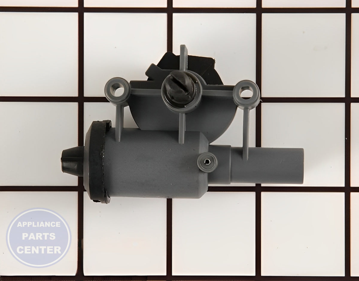 WHIRLPOOL IGNITER AND KNOB KIT 12001296 - Side view with precise measurements