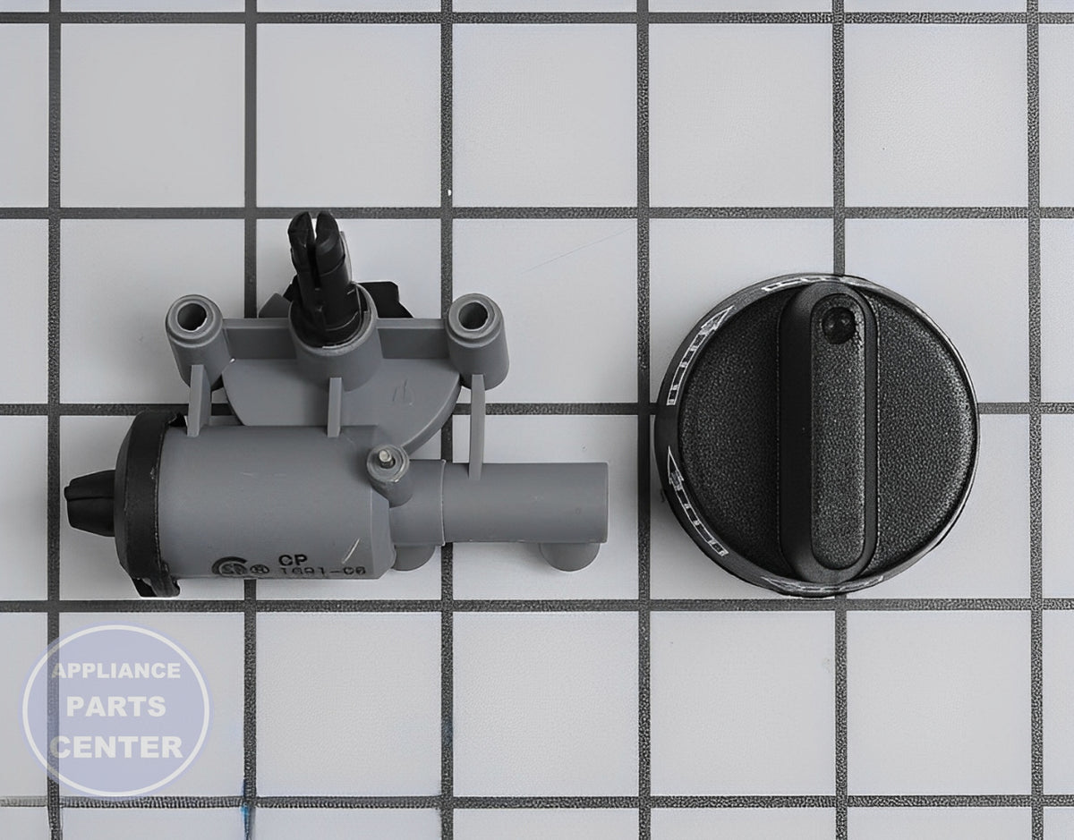 WHIRLPOOL IGNITER AND KNOB KIT 12001296 - Main view showing Knob for select models