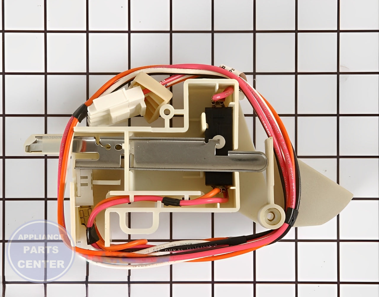 WHIRLPOOL Washer Lid Switch Assembly 12001514 - Detailed view of switch mechanism