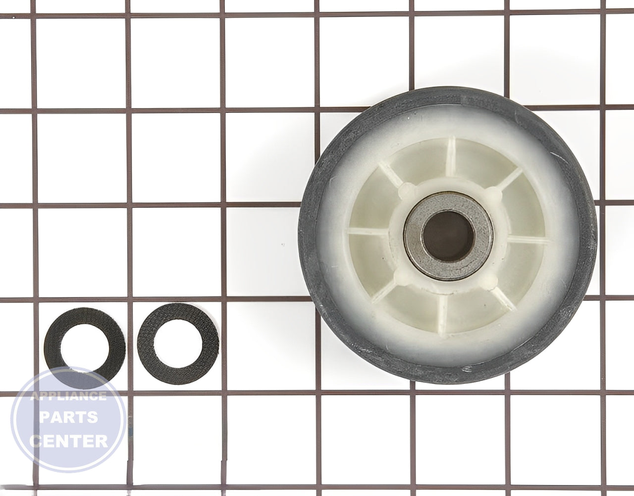 WHIRLPOOL DRYER DRUM ROLLER KIT 12001541 - Main view showing drum roller for specific models