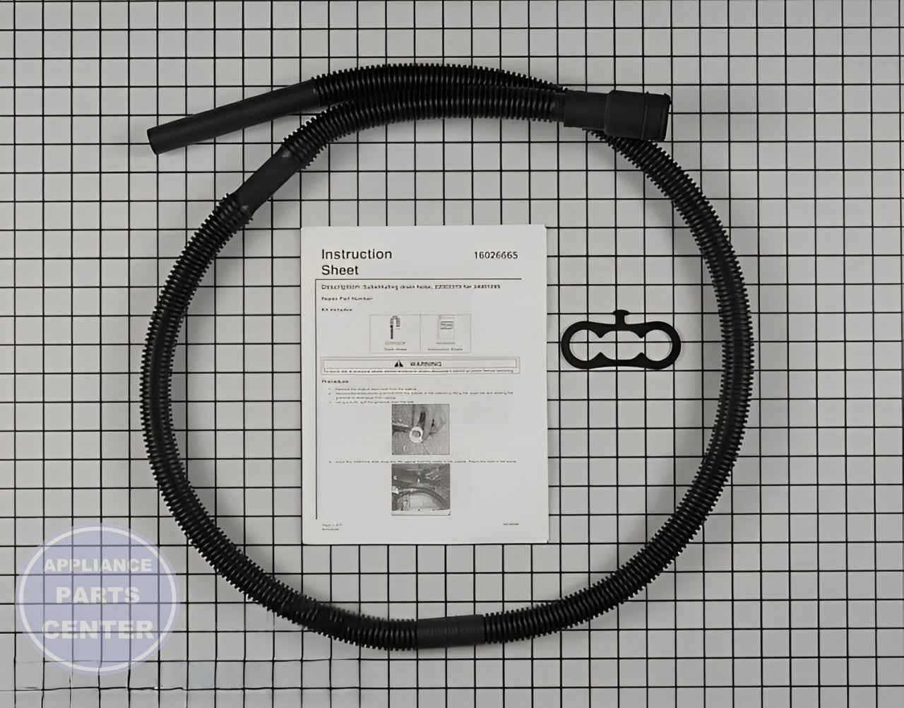 Amana Drain Hose 12001807 - Main view showing efficient water drainage for Amana, Maytag, Crosley models