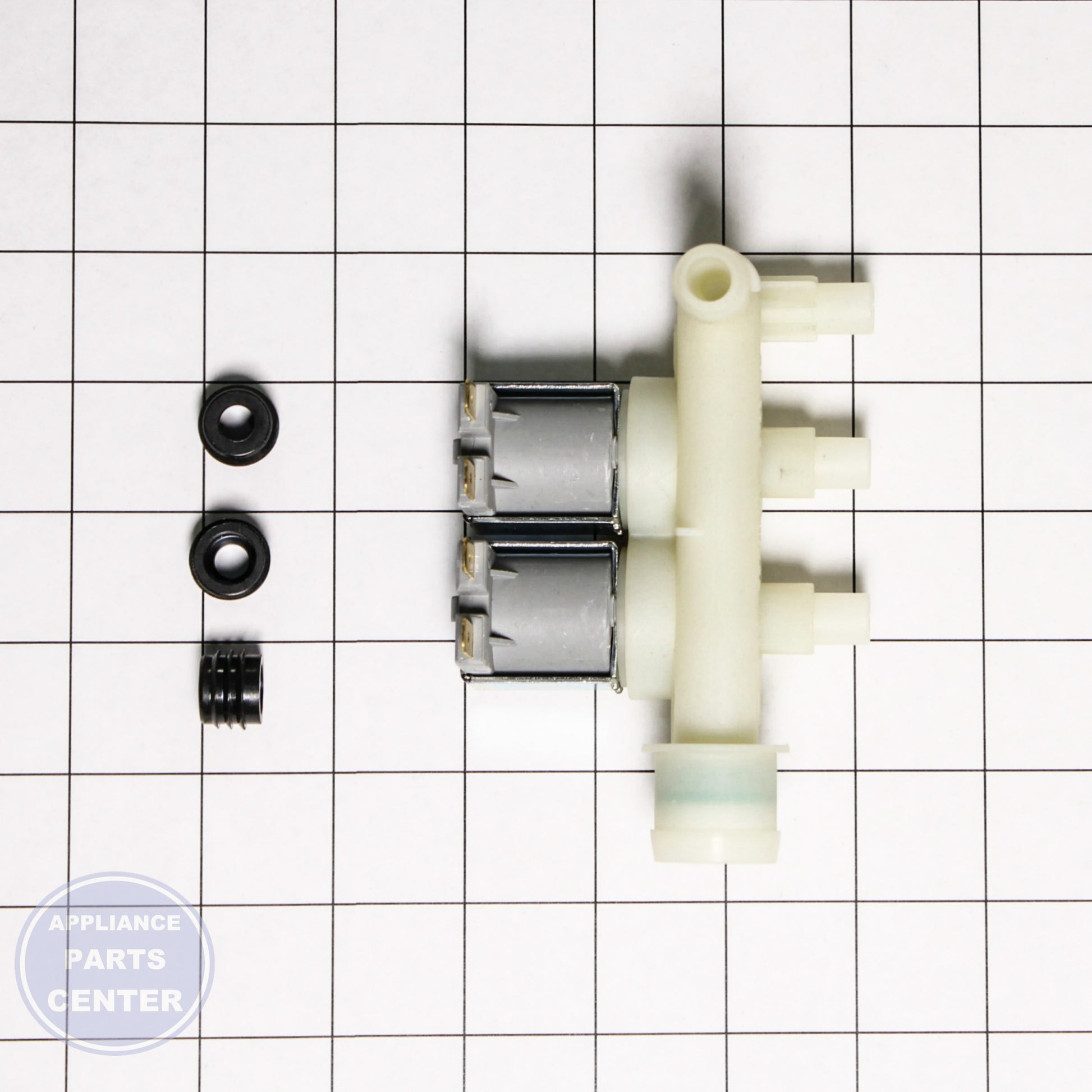 DISPENSER VALVE ASSY KIT 12001930 - Side view with precise measurements