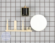 WHIRLPOOL ICE DOOR KIT 12001991 - Main view showing smooth ice dispensing for WPL Refrigerator