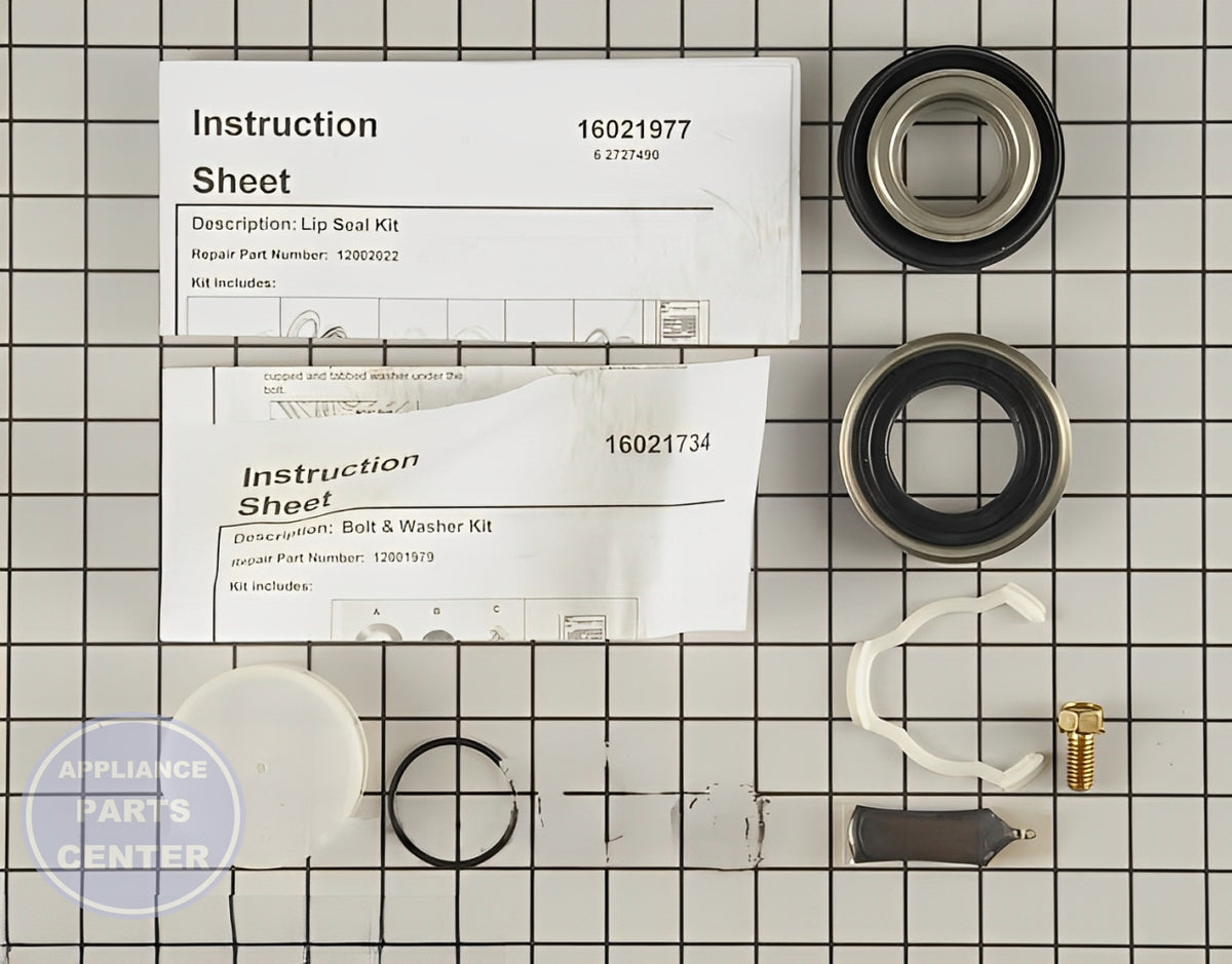 Tub Seal 12002022 - Detailed view of heavy-duty technical details