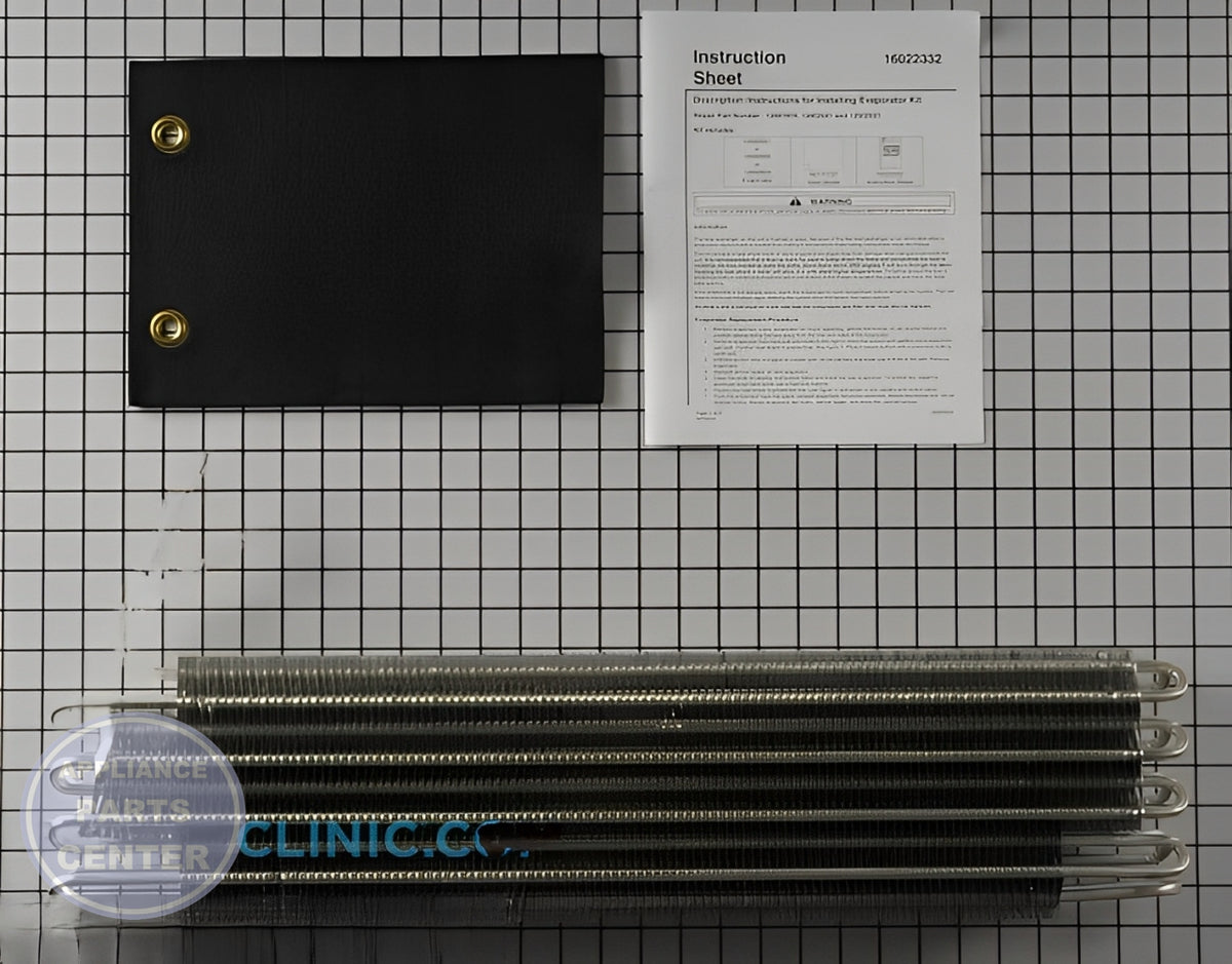 WHIRLPOOL REFRIGERATOR EVAPORATOR REPLACEMENT KIT 12002041 - Main view showing compressor & sealed system for WPL Refrigerator models