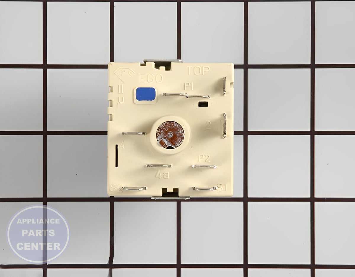 WHIRLPOOL RANGE OVEN COOKTOP DUAL INFINITE BURNER SWITCH KIT 12002125 - Detailed view of heat control switch