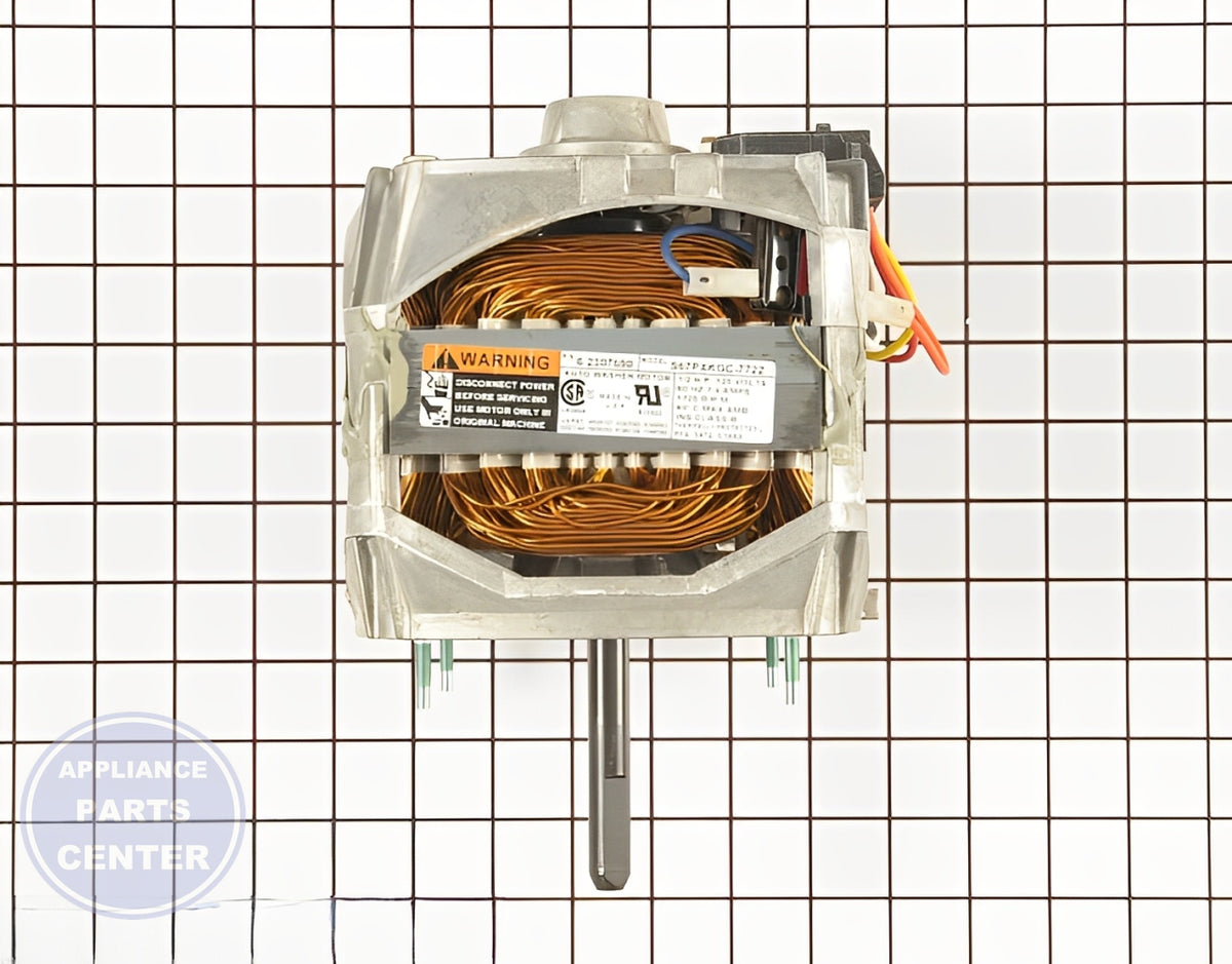 WHIRLPOOL WASHER DRIVE MOTOR AND JUMPER KIT 1 SPEED 1/2 HP - Main view showing powerful motor for various models