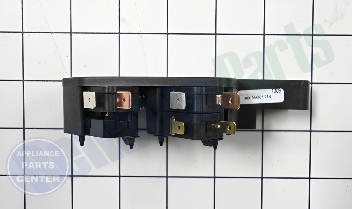 AMANA INTERLOCK SWITCH KIT 12002636 - Installation in specific model showing mounting points