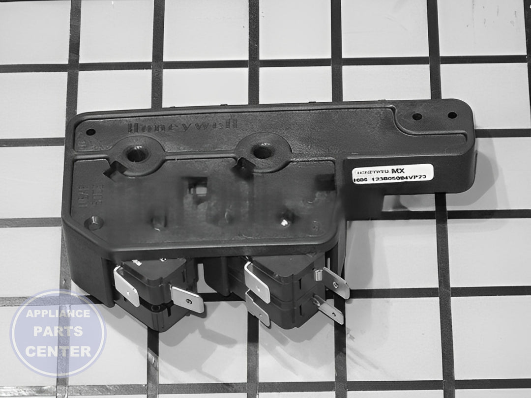 AMANA INTERLOCK SWITCH KIT 12002636 - Installation in specific model showing mounting points