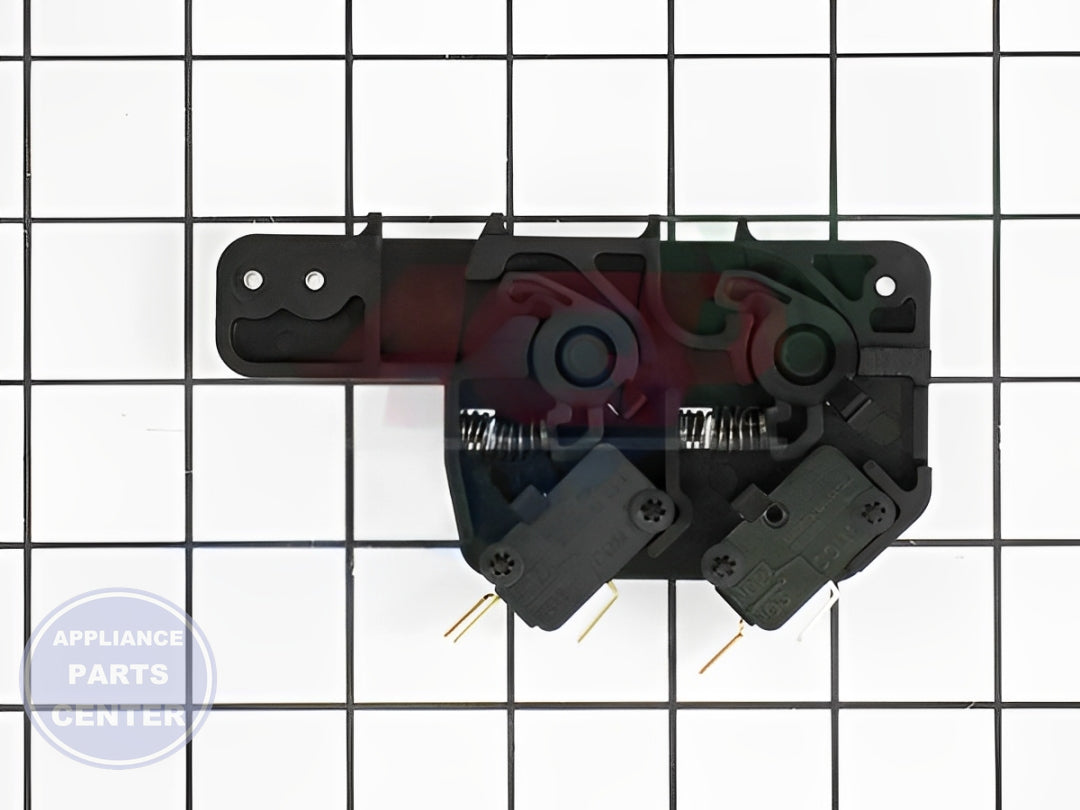 AMANA INTERLOCK SWITCH KIT 12002636 - Installation in specific model showing mounting points