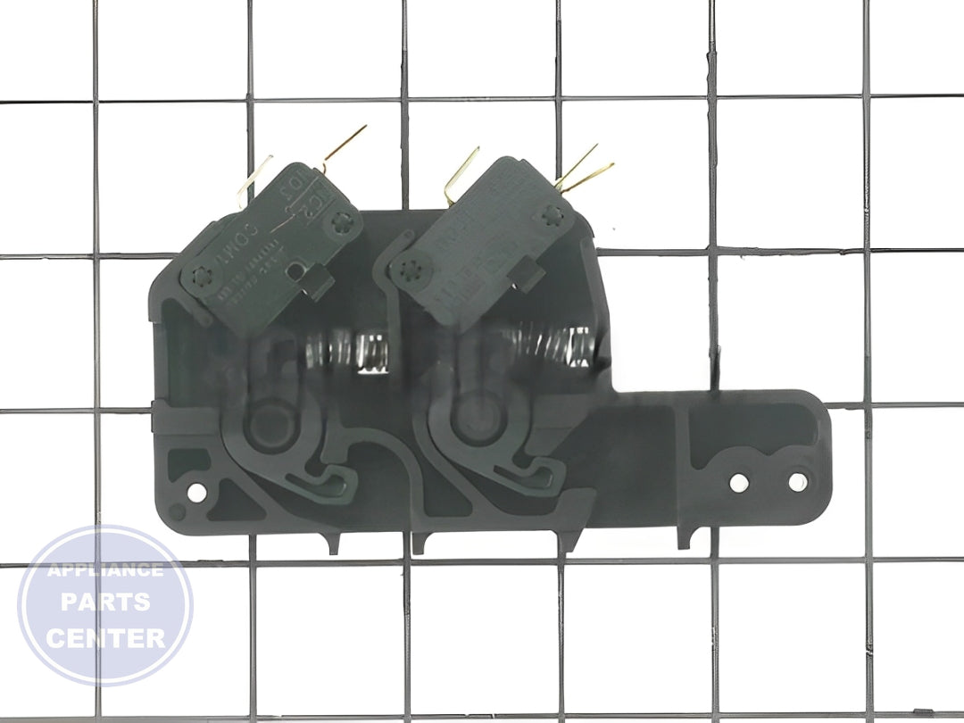 AMANA INTERLOCK SWITCH KIT 12002636 - Installation in specific model showing mounting points