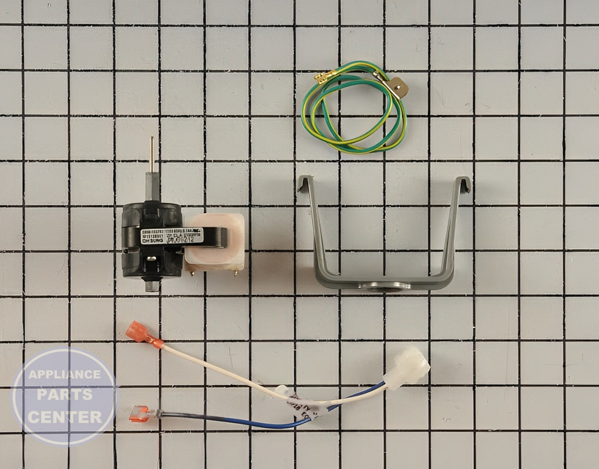 WHIRLPOOL REFRIGERATOR EVAPORATOR FAN MOTOR KIT 12002744 - Main view showing efficient cooling for selected models