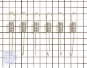 WHIRLPOOL SPRING KIT (PACK OF 6) 12002773 - Main view showing durable springs for WPL Washing Machines