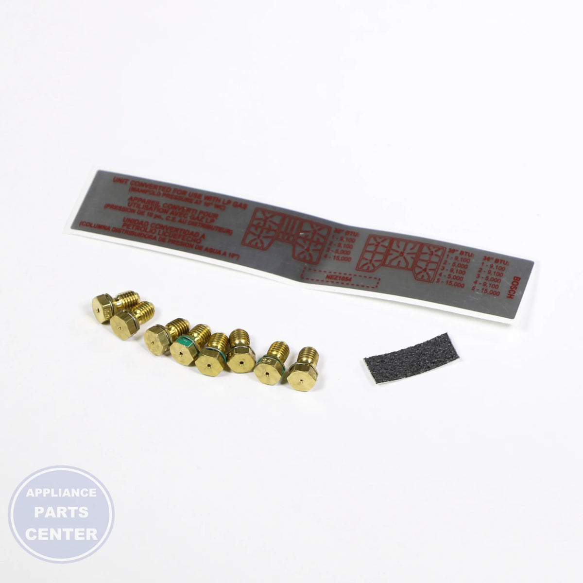 SET OF JETS 12005067 - Detailed view of high-performance technical details