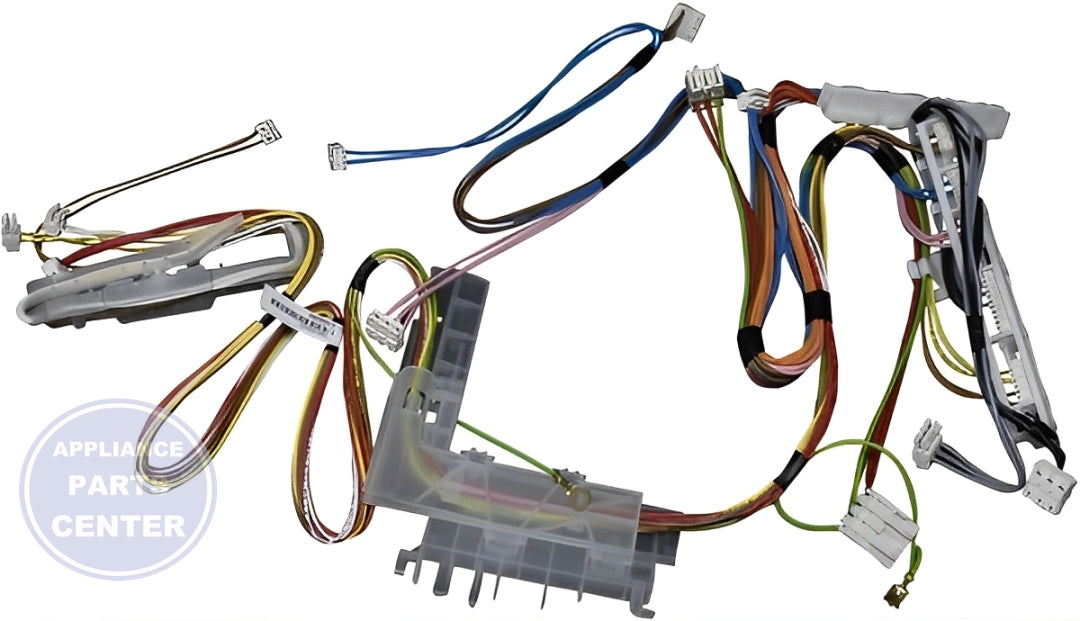 BOSCH DISHWASHER CABLE HARNESS 12014146 - Main view showing electrical connectors for BOSCH dishwasher model XYZ