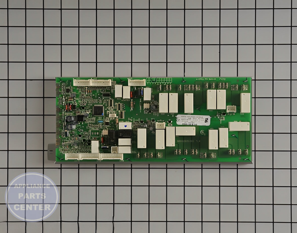 BOSCH OVEN CONTROL MODULE 12022214 - Main view showing Circuit Board & Timer for BOS Range/Stove/Oven