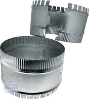 M80-263 Sheet Metal Snap Collar 120SC10 - Main view showing seamless transition for optimal airflow in specific models