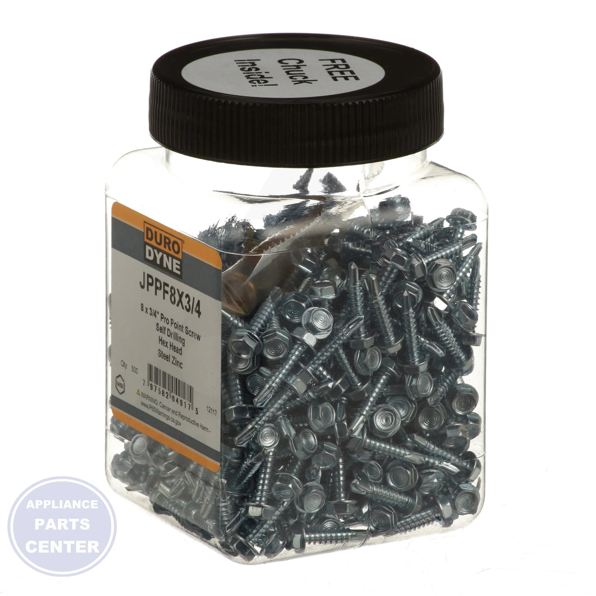 Pro Point Sheet Metal Screws 12117 - Detailed view of precision formed drill point