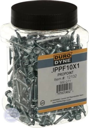 Pro Point Sheet Metal Screws 12132 - Main view showing precision formed drill points for specific models