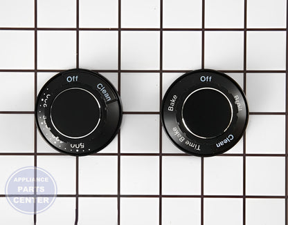 WHIRLPOOL KNOB KIT (2) 12200031 - Main view showing dual controls for precise settings on WPL appliances