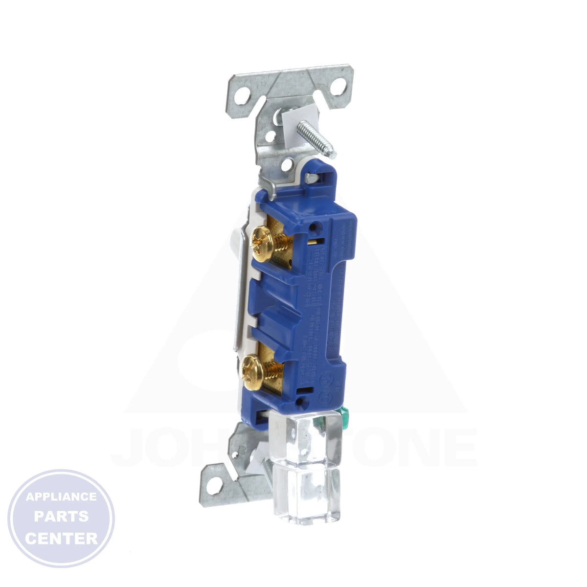General Use AC Switch 1301-7W - Side view with push-in E-Z wire terminals