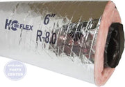 FB218 Insulated Flex Duct 13102409H - Main view showing silver jacket for various models