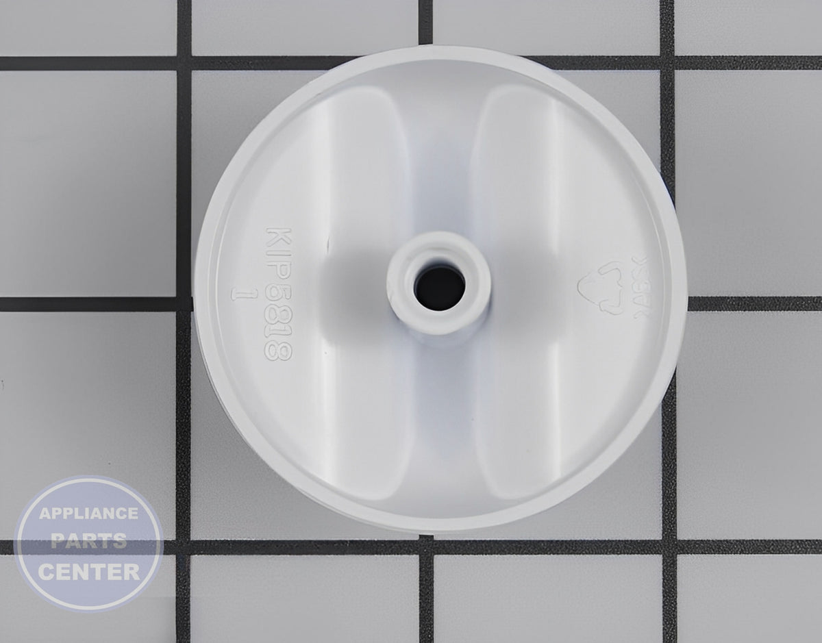 Timer Knob 131167601 - Side view with 0.5-inch shaft specs