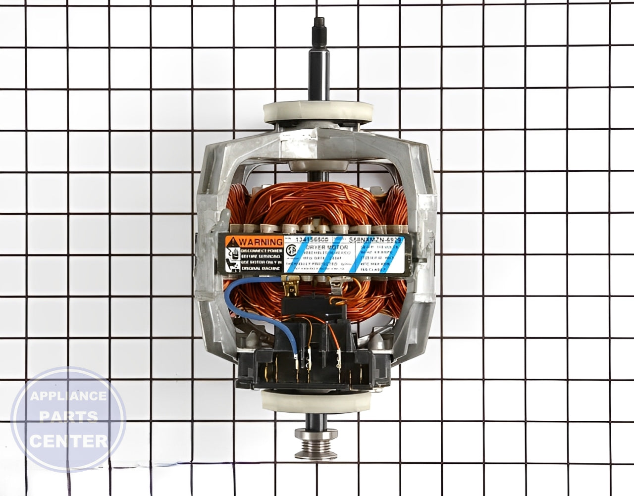 FRIGIDAIRE DRYER DRIVE MOTOR WITH PULLEY 131560100 - Main view showing heavy-duty construction for WCI Dryer