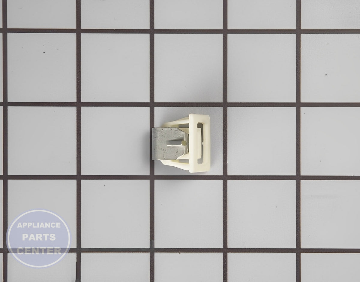 FRIGIDAIRE DRYER DOOR CATCH REPAIR KIT 131658800 - Side view with precise measurements