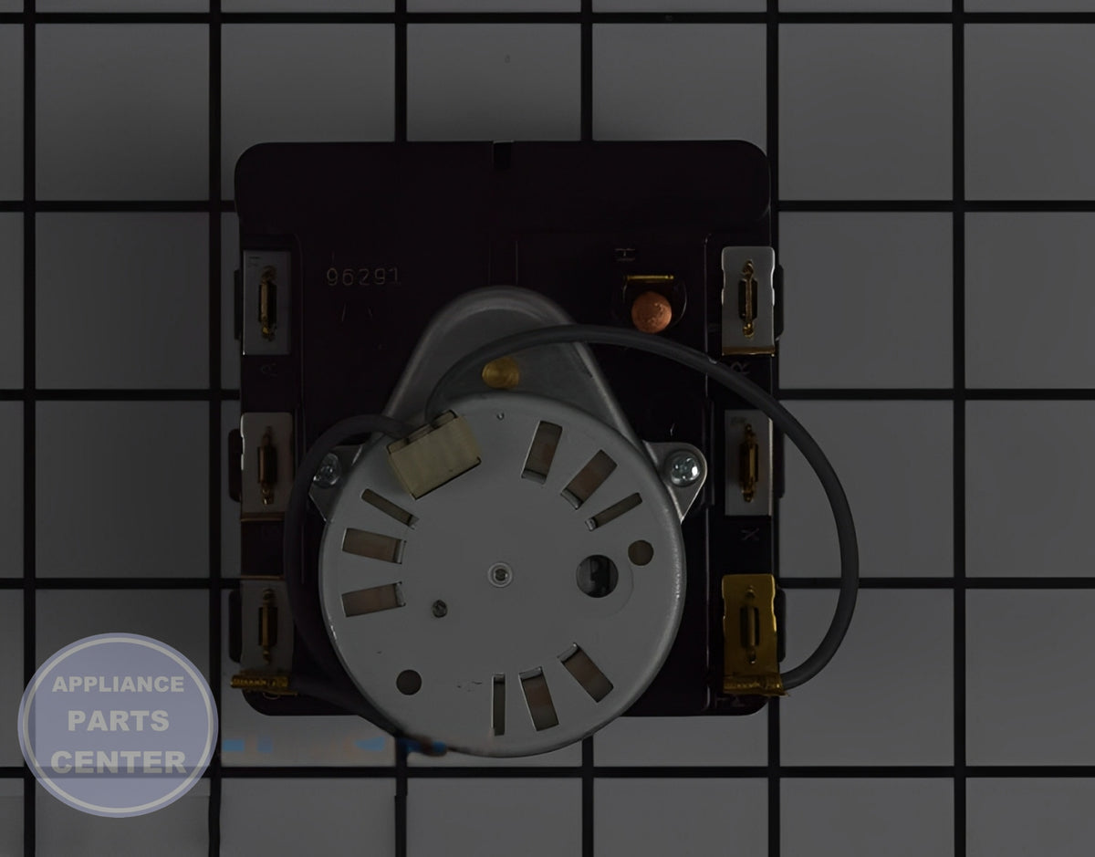 FRIGIDAIRE TIMER ASSEMBLY 131719100 - Side view with durable components and specifications