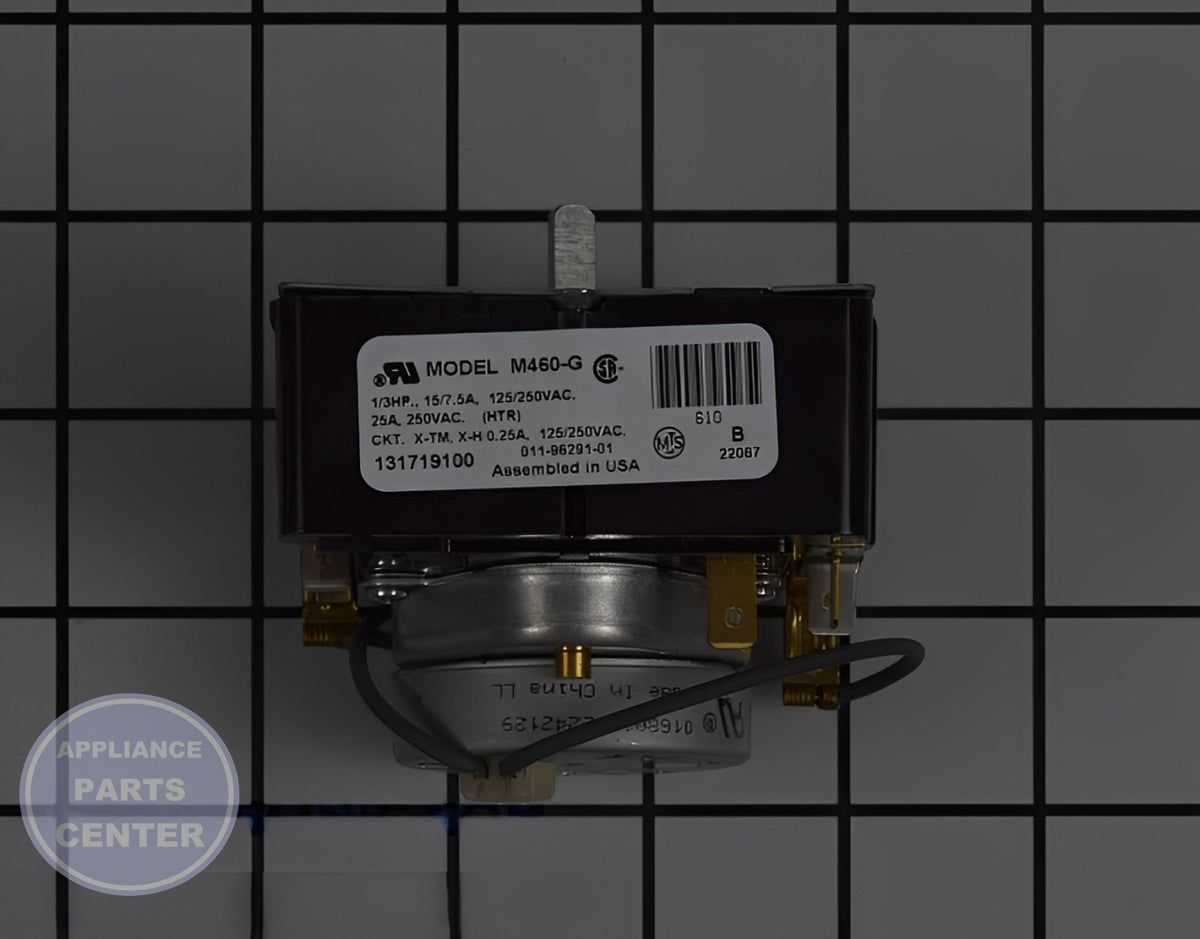 FRIGIDAIRE TIMER ASSEMBLY 131719100 - Main view showing precise control for WCI Dryers and Washer/Dryer Combos