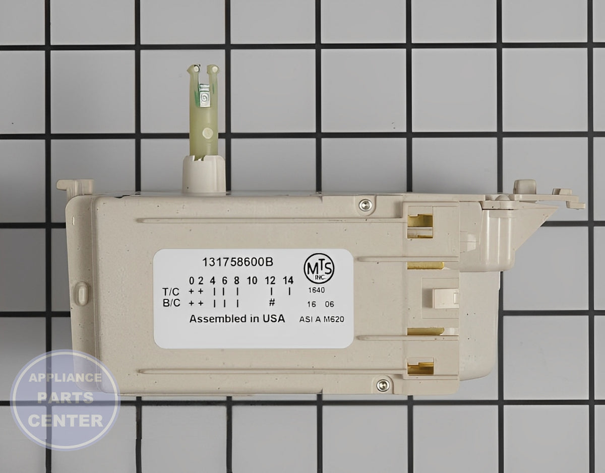 FRIGIDAIRE CONTROL TIMER 131758600 - Main view showing circuit board assembly for Frigidaire and Electrolux models