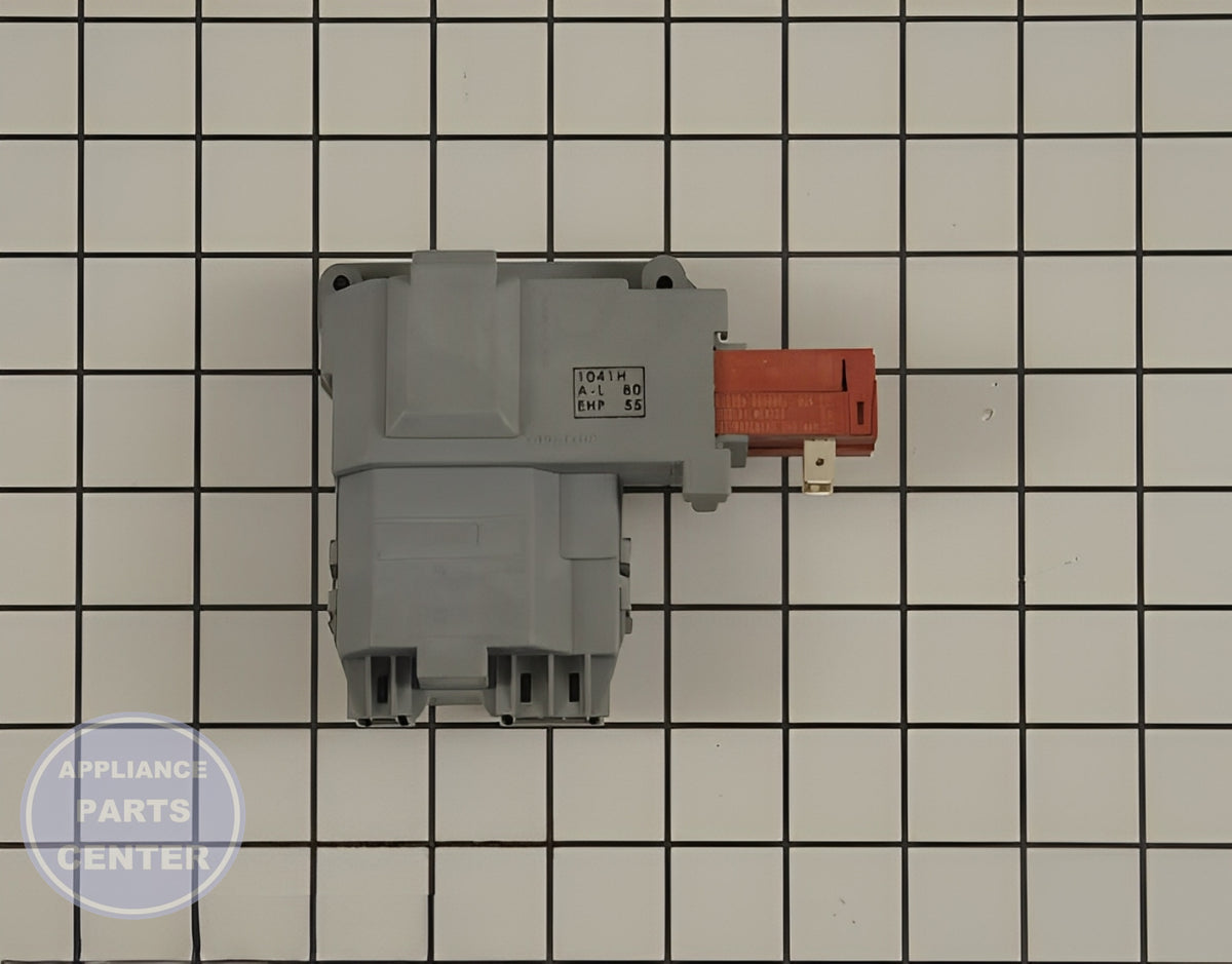 FRIGIDAIRE WASHER DOOR LOCK AND SWITCH ASSEMBLY 131763256 - Main view showing secure door closure for WCI models