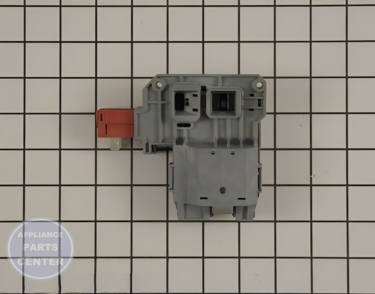 FRIGIDAIRE WASHER DOOR LOCK AND SWITCH ASSEMBLY 131763256 - Detailed view of durable latch mechanism