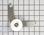 FRIGIDAIRE WASHER IDLER PULLEY ASSEMBLY 131863007 - Main view showing sturdy pulley for various models