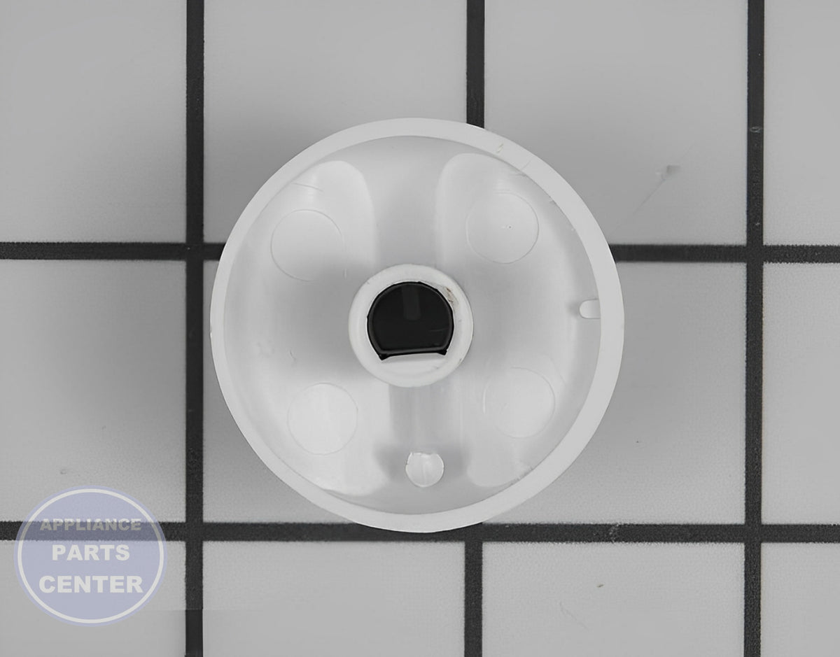 FRIGIDAIRE WASHER CONTROL KNOB 131873401 - Side view with precise measurements