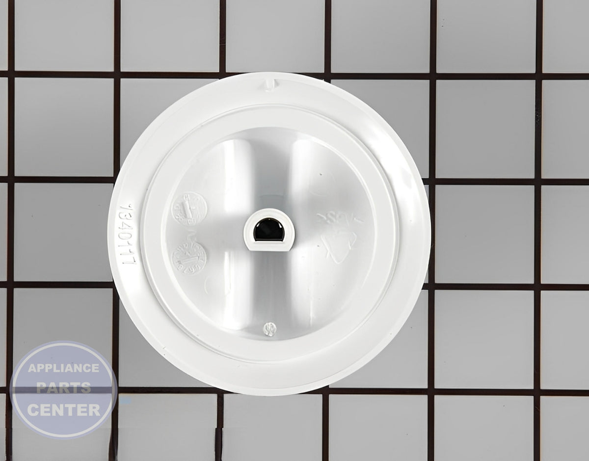 FRIGIDAIRE DRYER TIMER KNOB 134011703 - Side view with precise measurements and specs
