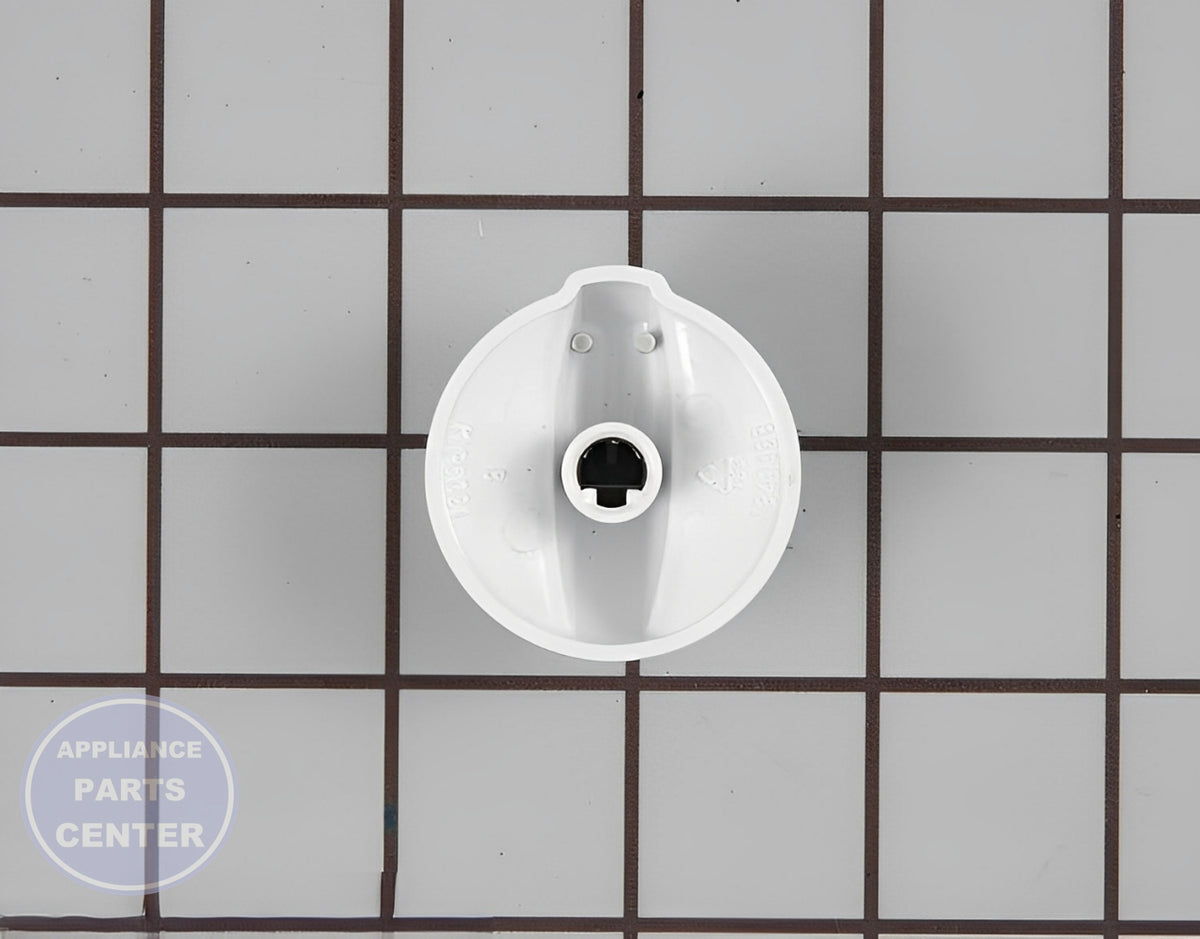 WASHER ROTARY KNOB 134042800 - Side view with precise measurements
