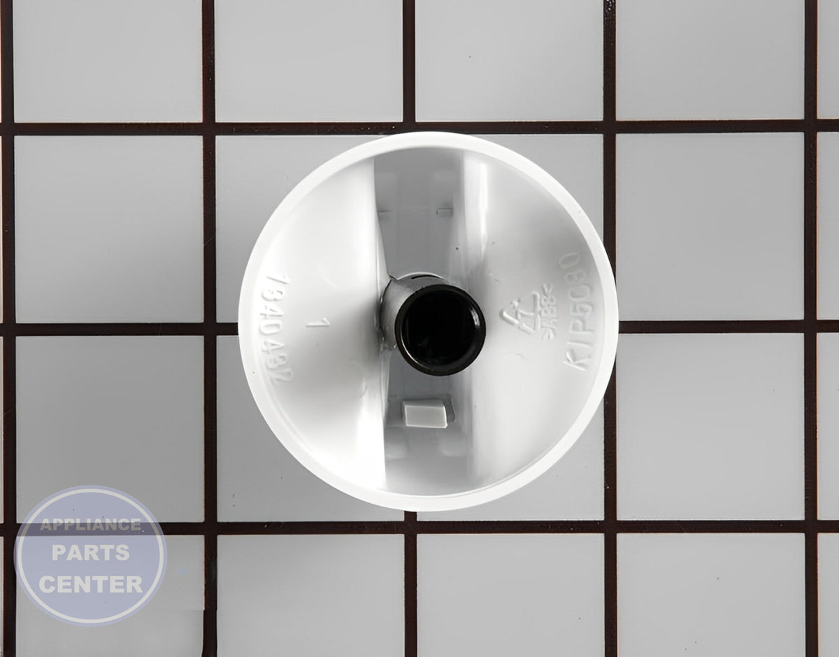 #VP#KNOB 134043200 - Side view with standard specifications