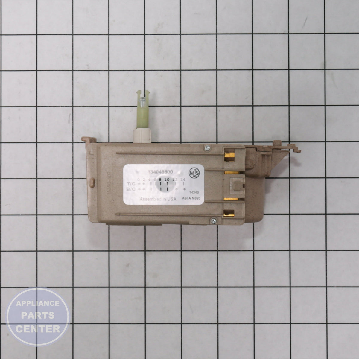 WCI TIMER 134049500 - Installation in 131974000 model showing key mounting points